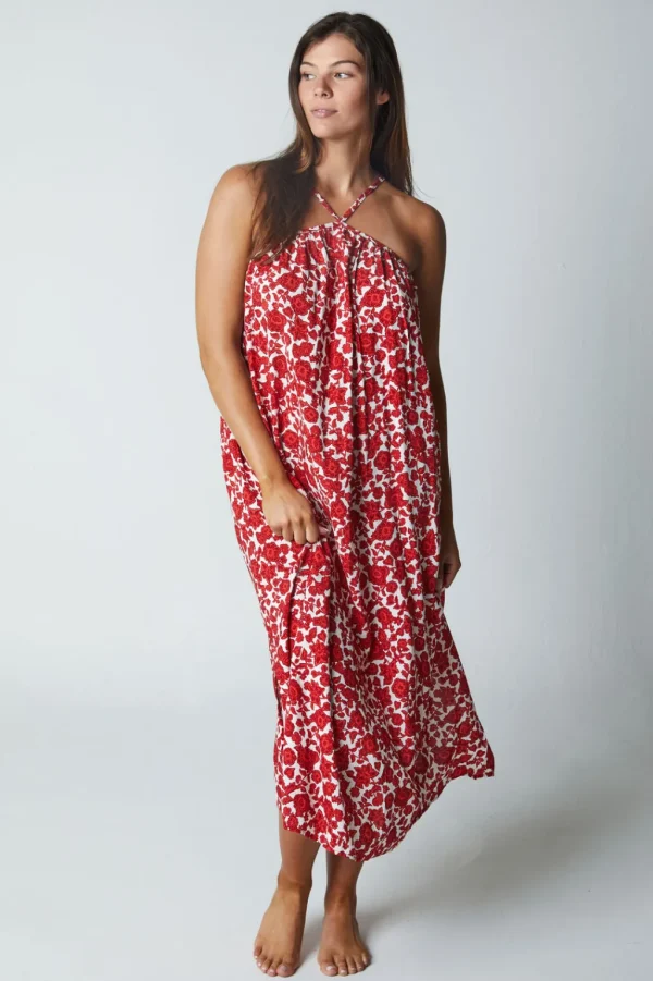 Dresses<Citrine Swim Petra Dress // Crimson Batik