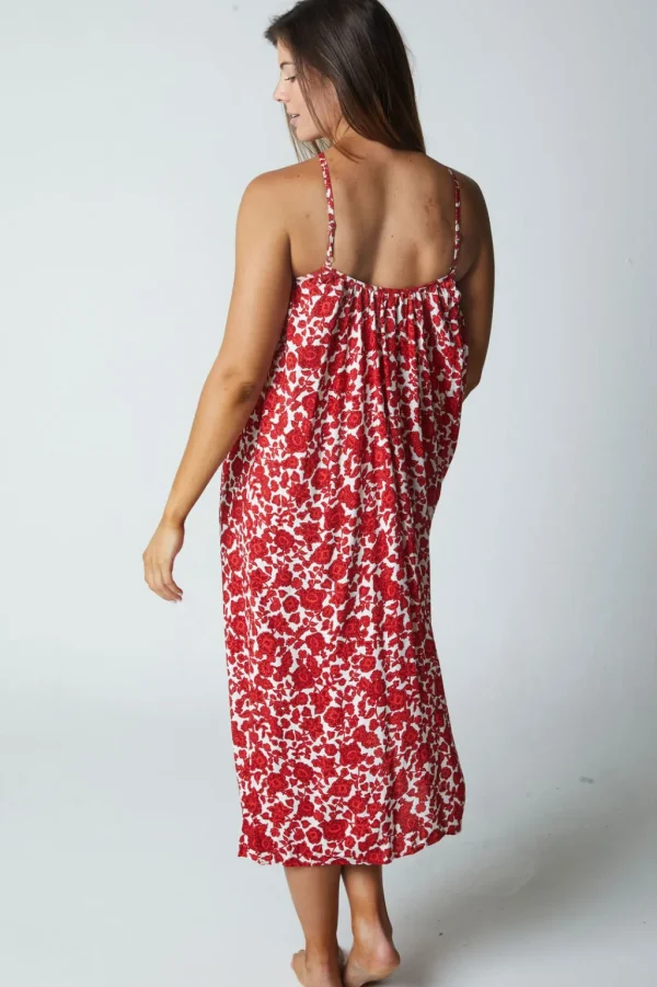 Dresses<Citrine Swim Petra Dress // Crimson Batik