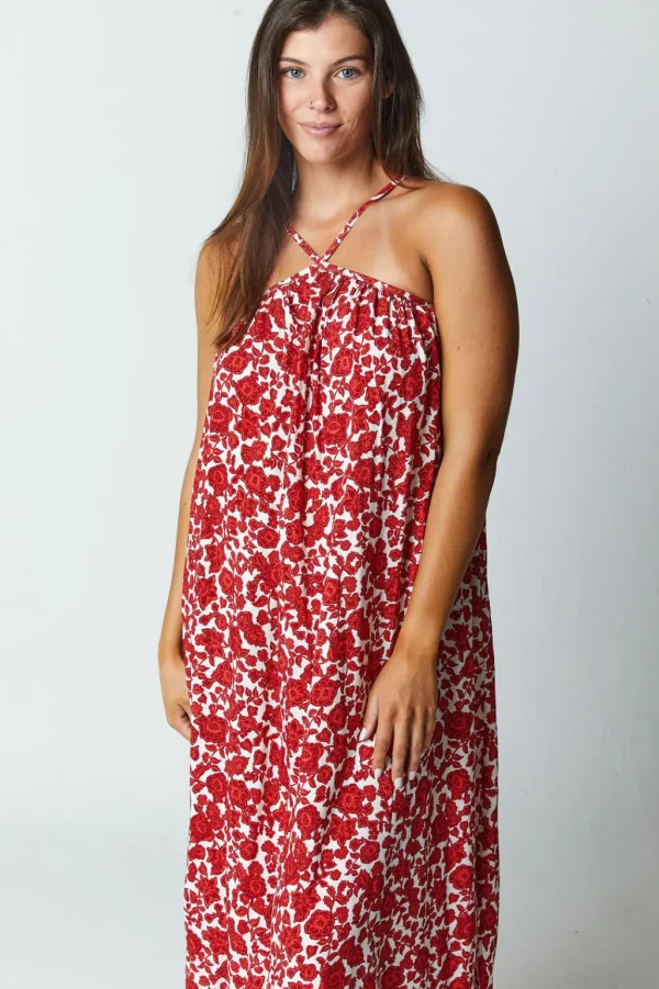 Dresses<Citrine Swim Petra Dress // Crimson Batik