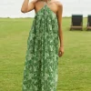 Dresses<Citrine Swim Petra Dress // Green Jungle