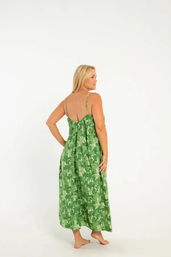 Dresses<Citrine Swim Petra Dress // Green Jungle