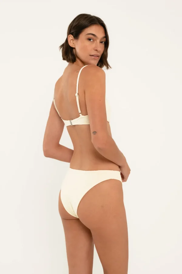 Bottoms<Citrine Swim Piper Bottom // Ivory (diamond textured)