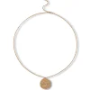 Jewelry<Citrine Swim Poseidon Coin Necklace