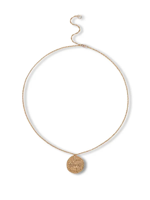 Jewelry<Citrine Swim Poseidon Coin Necklace