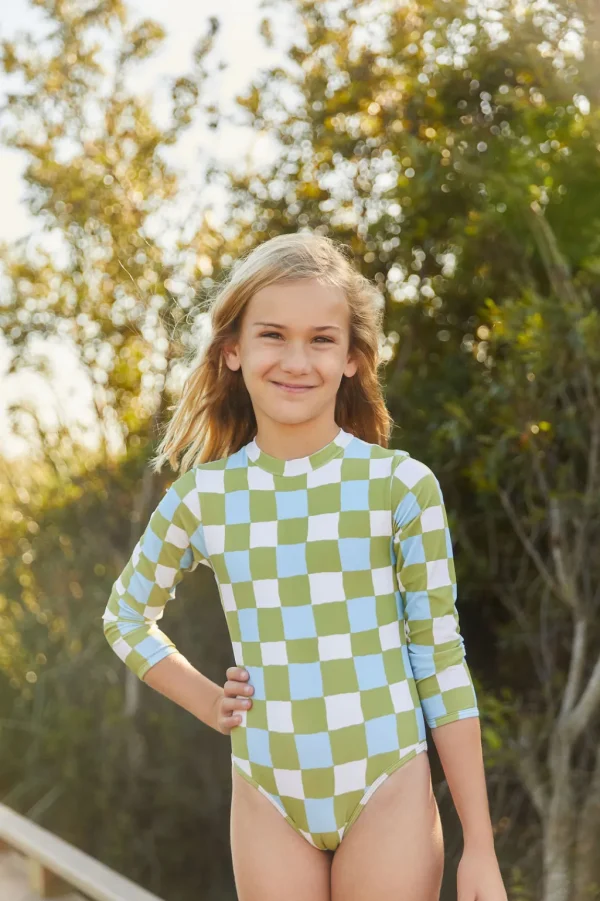 Girls | Kids<Citrine Swim Riley One Piece (kids) // Olive Picnic