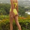 Bottoms<Citrine Swim Ruby Bottom // Citrus (ribbed)