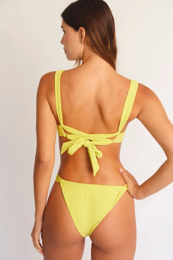 Bottoms<Citrine Swim Sal Bottom // Citrus (ribbed)