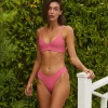 Tops<Citrine Swim Stella Top // Rose (ribbed)