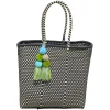 Totes<Citrine Swim Un Pueblo Open Medium Tote - Black / Bone